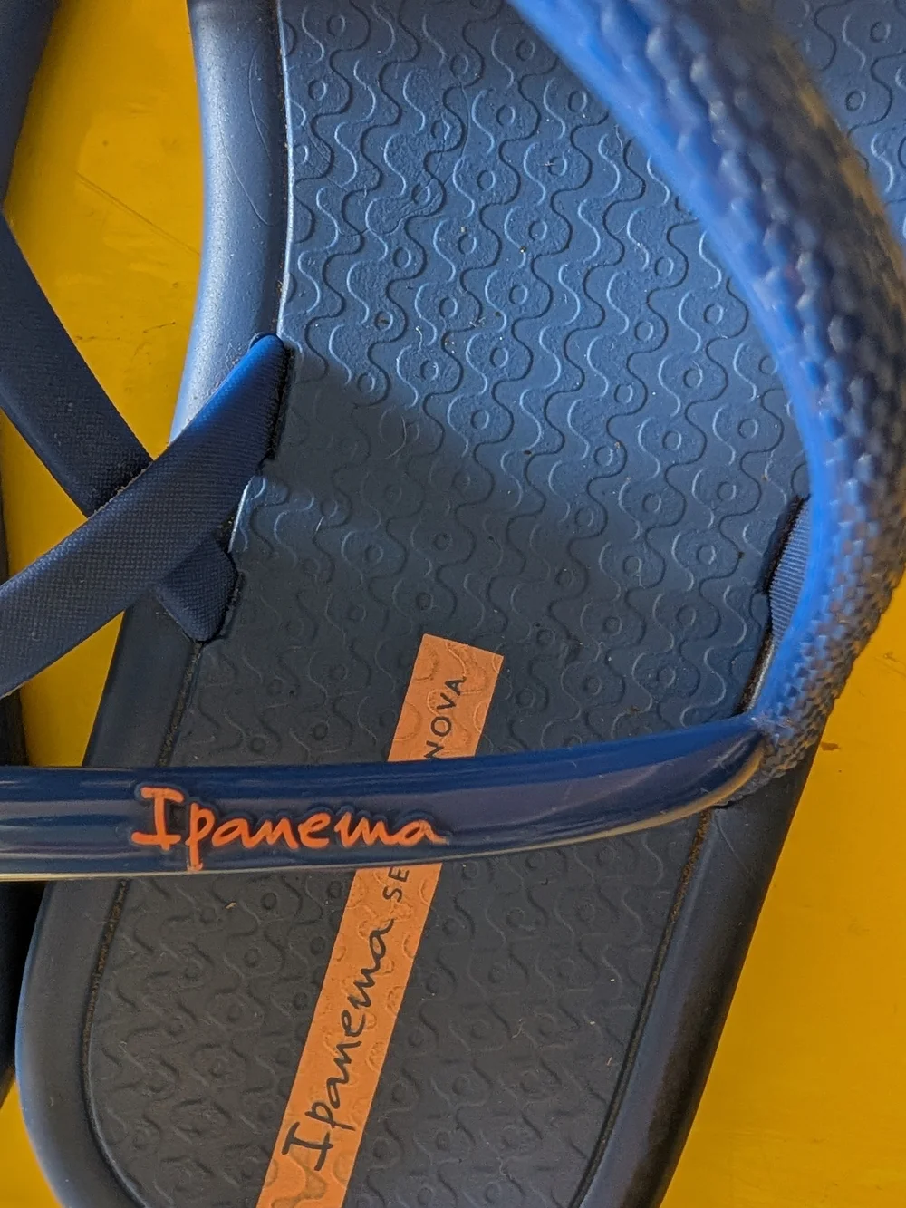 Blue Strappy Sandals - Casual Slide Style